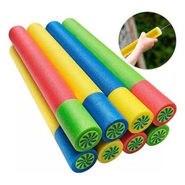 Imagem de Kit 5 Lança Atira Água Flutuante 40cm Piscina Praia Esguicho - Well Ki