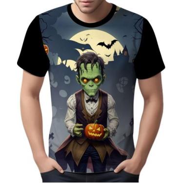 Imagem de Camisa Camiseta Tshirt Halloween Frankenstein Zombi Susto 6 - Enjoy Sh