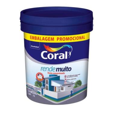 Imagem de Tinta Latex Acrílico Concentrada Coral Rende Muito Branco 20L