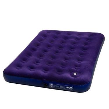 Imagem de Colchão de Casal Inflável Multiuso Inflador Acoplado Fole Embutido Mor