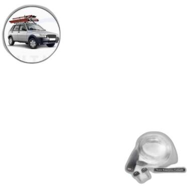 Imagem de Rack Teto Escada Fiat Uno Vivace 2 E 4 Pts + 1 Trava Seg - Doxa
