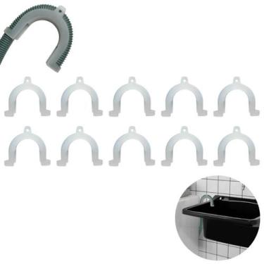 Imagem de Suporte Curva Mangueira Saída Água Máquina Lavar Universal - Ledmang