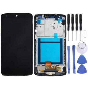 Imagem de tela Display LCD + Painel de toque com quadro para o Google Nexus 5 / D820 / D821 (preto) substituição da tela