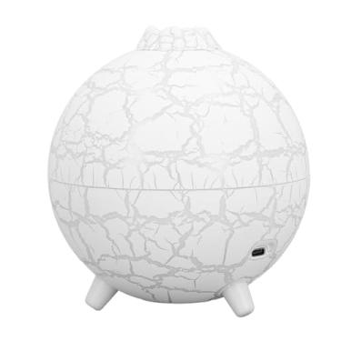 Imagem de 200ml Agrance Hine 7 Cores LED Luz Silenciosa Em Forma de Pl Umidificador Difusor de óleo Essencial Difusor Elétrico Plugue USB para Hotel - Preto (Branco)