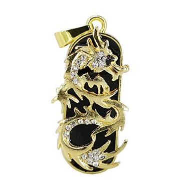 Imagem de 64 GB White Metal Dragon Model USB Flash Drive USB Stick PenDrive USB Flash Drives Memory Stick U Disk USB Flash Disk Thumb Drive