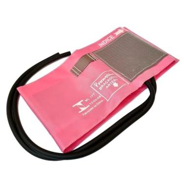 Imagem de Braçadeira C/Manguito Para Aparelho De Pressão Manual (ROSA)