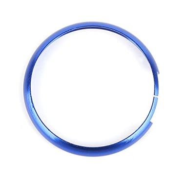 Imagem de Liga de Alumínio Remoto Chave Fob Anel Guarnição Substituição para Mini R55 R56 R57 R58 R59 R60 Clubman Coupe Roadster Elegante Resistente (Azul escuro)