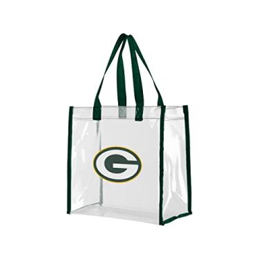 Imagem de FOCO Bolsa reutilizável NFL Clear Stadium, Green Bay Packers, Large, Bolsa transparente para estádio