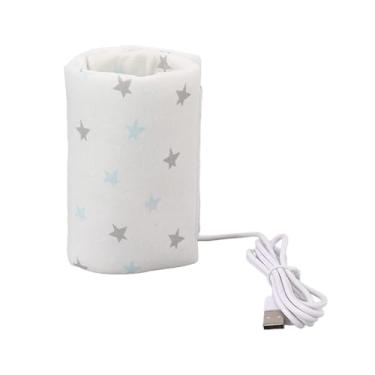 Imagem de Aquecedor de mamadeiras para leite materno, para aquecedor de mamadeiras | Aquecedor de garrafas com tampa de isolamento USB Bolsa Aquecedor de leite | Saco de aquecimento para garrafa de enfermagem,