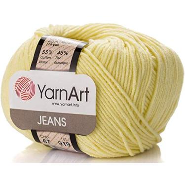 Imagem de 55% algodão 45% acrílico fio esportivo 1 novelo/bola 50 g 174 m (67)