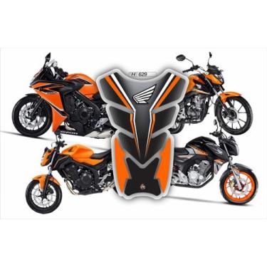 Imagem de Adesivo Protetor Tanque Moto Honda Neutro H629 - Resitank