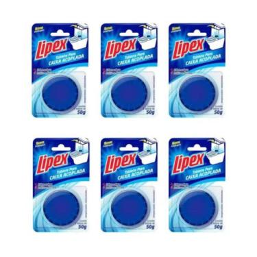 Imagem de Bloco Caixa Acoplada Lipex Pedra Sanitaria Marine Kit C/ 6