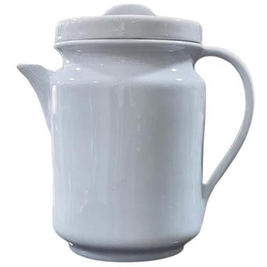 Imagem de Bule Cafeteira Café, Chá, Leite 1,1L - Porcelana Branca - Antilope Dec