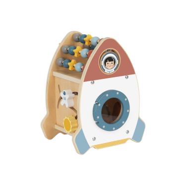 Imagem de Foguete de Atividades Tooky Toy Brinquedo Madeira Educativo