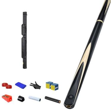 Imagem de Taça de piscina premium feita com design bonito, exclusivo e luxuoso, e a melhor qualidade de madeira de freixo, tacos de piscina (um taco de piscina + acessórios + barril de taco, 10 mm)