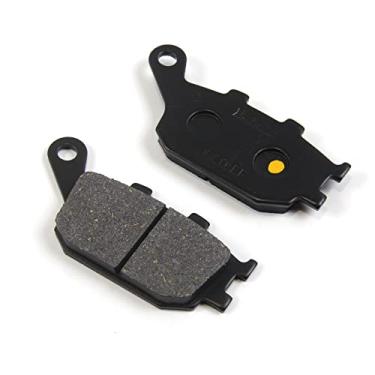 Imagem de 1 par de pastilhas de freio traseiras compatíveis com Yamaha FZ1N 2010-2015, FZ1 NA 2010-2015 ABS, FZ1 Fazer 2006-2015 ABS 08-15, YZF R1 2004-2014 SP 2006, peças de acessórios de reposição para