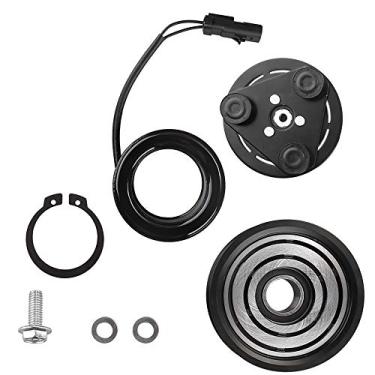 Imagem de Conjunto de embreagem do compressor 55111400AA HS18 AC Substituição para Jeep Liberty Dodge Nitro V6 3.7L 2006 2007 2008 Bobina de rolamento de polia de placa