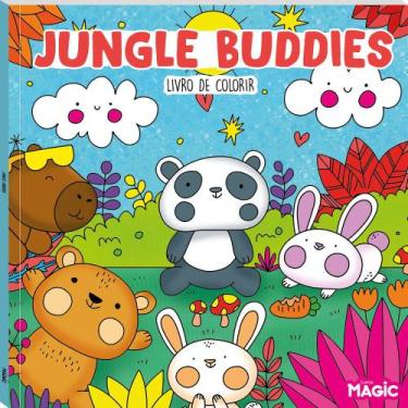 Imagem de Livro - Jungle Buddies - Livro de Colorir