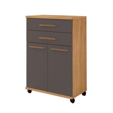 Imagem de Balcão Monaco Master Arte Móveis, Cinamomo/ Grafite