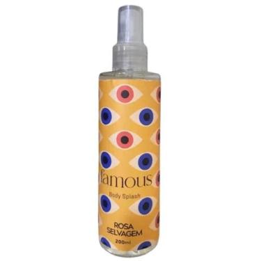 Imagem de Body Splash Desodorante Corporal Famous 200ml Rosa Selvagem - Rosa Mos