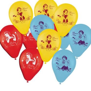 Imagem de 25 Balões Bexigas  9 polegadas decoração festas  Branca de neve - Regi