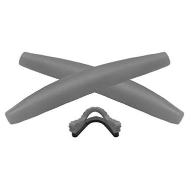 Imagem de Vonxyz Substituição para óculos de sol com armação Oakley M – Várias opções, Grey Rubber Kits, 0