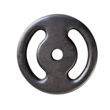 Imagem de Anilha De Ferro Pintada Peso Academia Treino 5Kg Preta