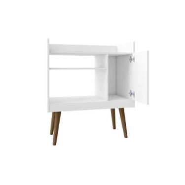 Imagem de Aparador Buffet Cantinho do Café Balcão com 1 Porta Prateleira e Nicho