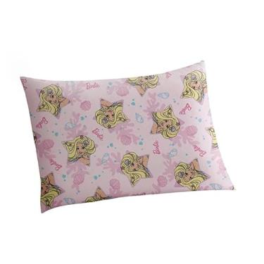 Imagem de Fronha Avulsa Estampada Barbie 50 cm x 70 cm Com 1 peça