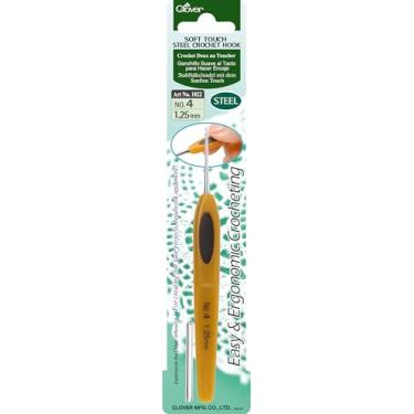 Imagem de Clover Soft Touch Steel Crochet Hook-Size 4/1.25mm -1022