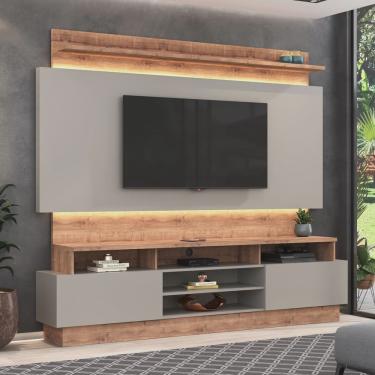 Imagem de Rack com Painel para TV até 75 Polegadas 2 Gavetas Bp108010 Foscarini