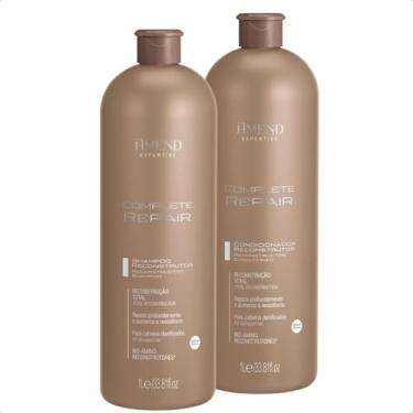 Imagem de Kit Amend 1L Shampoo + Condicionador Complete Repair Fórmula Vegana