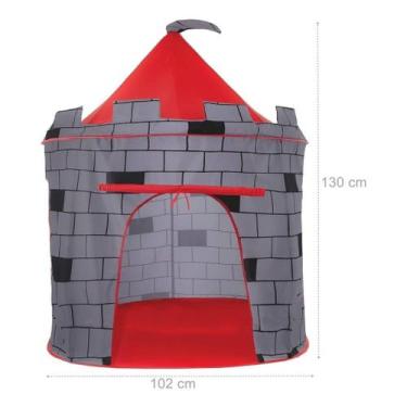 Imagem de Barraca Tenda Toca Cabana Castelo Dobrável Infantil menino e menina Ro