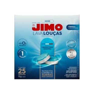 Imagem de Lava Louça Pastilha 25x15g Detergente Para Lava Louças Desengordurante Pratos Utensílios Hidrossolúvel