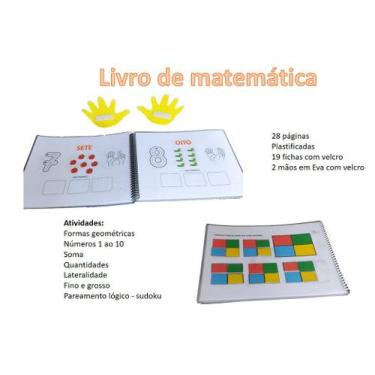 Imagem de Livro De pareamento das cognição coordenação motora e lógica para cria