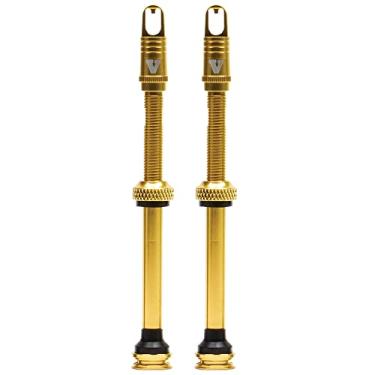 Imagem de Haste de válvula sem câmara TLC 80 mm – Ouro