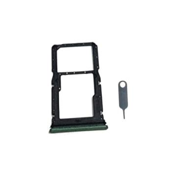Imagem de Bandeja SIM e suporte de cartão microSD para Motorola Moto G Power 5G 2025 XT2515 Peça de reparo de reposição (verde)