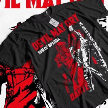 Imagem de Camiseta Devil May Cry Dante - Estilo Y2K Anime - Unissex, BR-G4, Fq24