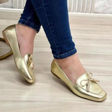 Imagem de Mocassim Feminino Com Lacinho Presente Barato Dia das Mães - GUADALUPP