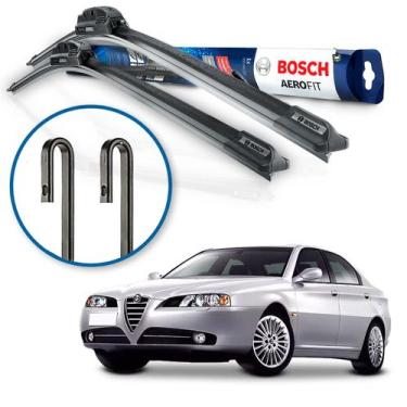 Imagem de Par Palheta Limpador Parabrisa Bosch Alfa Romeo 166 1998 1999 2000 01 