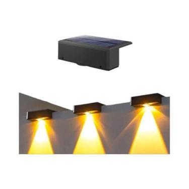 Imagem de Conjunto De Luz De Parede Solar À Prova D'água Para Iluminação Externa