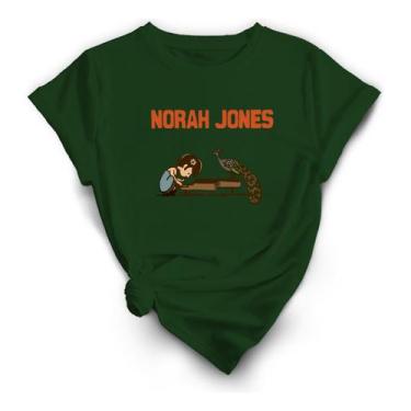 Imagem de Camiseta Frase Estampa Cantora Norah Jones, Referencia Show - Lobo Set