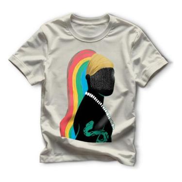 Imagem de Camisa Desenhos Umbanda Religião Algodão 100% Alta Qualidade - Lobo Se