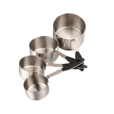 Imagem de Molheira Mel pimenta pequeno creme bife molho de aço inoxidável barco colher copo medição cozinha escala colher medição Jarra de Molheira