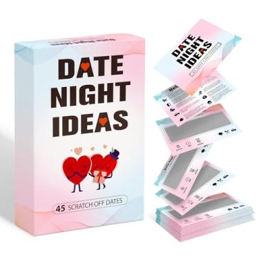 Imagem de BleSky 40 Romantic Scratch Off Date Ideas Card Games Gifts, Fun & Adventurous Ideas for Newlywed, Boyfriend,Girlfriend Date Night