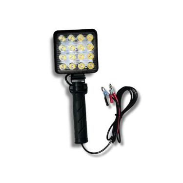 Imagem de Lanterna Cilibrim Jacaré Com Garra Iodo 12v Farolete Silibim - Metal L