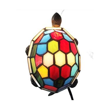 Imagem de WERLAMP Lâmpada Noturna Tartaruga Colorida, Moda Europeia, Adorável, Criativa, Decorativa, Pequena Mesa, Americana, Feita À Mão, Vidro, Animal