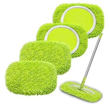 Imagem de Wzxlj.Y Recarga De Esfregões Reutilizáveis Compatíveis Com Swiffer Sweeper, Panos Microfibra Úmidos Para Limpeza Pisos, Laváveis Em Casa (4)
