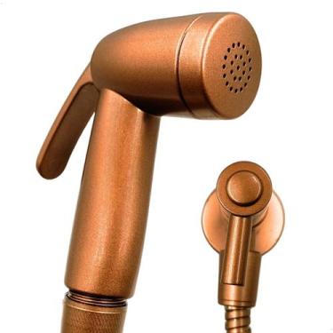 Imagem de Ducha Higiênica para Banheiro Bronze Engate Flexível 1,2m - CRIE CONST