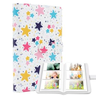 Imagem de Ablus Álbum De Fotos Com 96 Bolsos Para Fujifilm Instax Mini 11, 90, 70, 9, 8+, Liplay, Polaroid Snap, Snaptouch Pic-300, Z2300, Câmera Instantânea E Impressora Zip (Star)